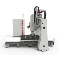 Machine de gravure CNC 5 axes ATC de haute qualité avec commande Syntec, moteur, outil de changement de disque pour le travail du bois, gravure 3D sur bois/EPS/mousse/ABS