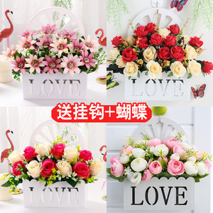 ช่อดอกกุหลาบประดิษฐ์ในกล่องรัก สำหรับตกแต่งบ้าน - Product Image 2