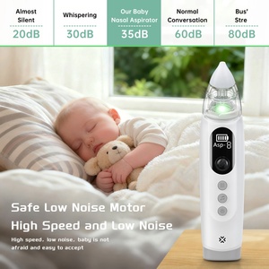 Aspirateur nasal rechargeable portable anti-reflux pour soulager la congestion nasale des tout-petits, utilisation silencieuse à domicile - Product Image 3