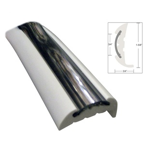 Parachoques <span class=keywords><strong>de</strong></span> borde <span class=keywords><strong>de</strong></span> riel <span class=keywords><strong>de</strong></span> frotamiento <span class=keywords><strong>de</strong></span> vinilo <span class=keywords><strong>de</strong></span> acero inoxidable - Product Image 4