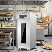 Armoire d'épreuvage multifonctionnelle 36 plateaux pour pain de boulangerie Farine de lait de maïs Retardateur de pâte à sucre Fermentation pour pain croissant