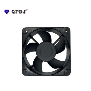Ventilador de Refrigeración QFDJ DC de 20 Pulgadas, 12V, Aspas de Plástico Negro, Flujo Axial - Product Image 1