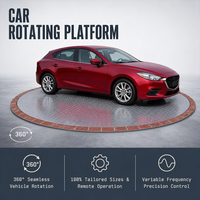Plateforme rotative pour voiture Elevopark à commande de précision, plateau tournant à fréquence variable pour un virage sûr dans la cour de la maison