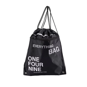 Sac à dos de sport en polyester 210D avec cordon de serrage, logo personnalisé, sac de shopping promotionnel - Product Image 3