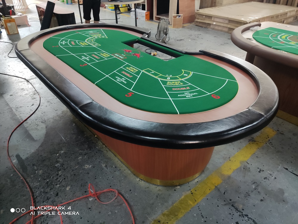 Deluxe Baccarat Console Table 96 Inch With Dealer Tray - Oem