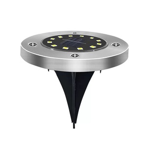 16 lampes solaires de jardin d'extérieur <span class=keywords><strong>à</strong></span> LED, corps en acier inoxydable, IP55 résistant <span class=keywords><strong>à</strong></span> l'eau, alimentées par batterie, pour allée, patio, paysage, <span class=keywords><strong>spot</strong></span> - Product Image 4