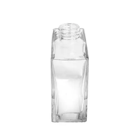 Bouteilles de diffuseur de roseaux en verre carré personnalisées 200 ml/150 ml/100 ml/50 ml avec boîte