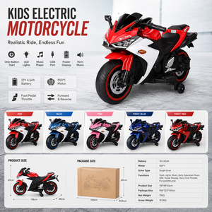 Moto Elettrica per Bambini di 8 Anni, Batteria 6V, Caricatore, Ruote LED, Guida a Mano, 2 Ruote, Rosa, in Plastica, con Telecomando - Product Image 4