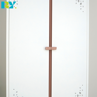 Armoire de rangement moderne en acier avec tringle de suspension, penderie métallique imprimée, idéale pour les maisons, appartements ou hôtels.