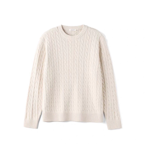 Maglione da <span class=keywords><strong>Uomo</strong></span> di Alta Qualità 2025, Pullover a Maniche Lunghe Personalizzato, Collo Alto a Trecce, Ricamato, Classico - Product Image 6