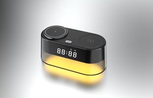 Nuevo Reloj Despertador Inteligente Multifuncional 3 en 1 con Control de Luz Ambiental Inteligente y Cargador Inalámbrico para Teléfono - Product Image 2