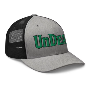 หมวกแก๊ปทรง Trucker 112 แบบ OEM สั่งทำได้ ปริมาณมาก สำหรับผู้ชาย คุณภาพดี 6 แผง ปีกโค้ง โลโก้หนังแบบแปะ ตาข่ายด้านหลัง ปรับขนาดได้ด้วยกระดุม - Product Image 4