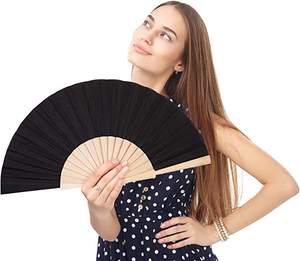 Abanico de Mano Personalizado para Boda, Abanico de Madera con Pintura Floral de Doble Cara, Abanicos de Mano de Madera Españoles Vintage - Product Image 6