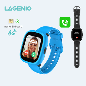 LAGENIO Smartwatch per Bambini con Scheda SIM 4G, Cinturini Intercambiabili, Videochiamata HD, GPS, LBS, WIFI, CE, FCC, RoHS, SOS - Product Image 1