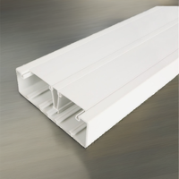 Goulotte carrée en PVC pour câbles électriques, fixation murale, pour installation de câblage au bureau et à domicile