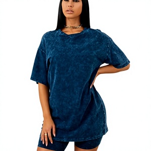 T-shirt en coton 100% à col rond pour femme, couleur unie, coupe ajustée, décontracté, logo brodé, écologique, respirant, exporté du Bangladesh - Product Image 3