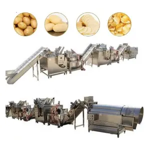 15 ~ 20Kg/Hr Kleinschalig Maken Gebakken Aardappel Knapperige Chips Vlokken Maker Machine Complete Productielijn Kalkoenfabriek Te Koop