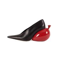 Chaussures féeriques à talons ballon pointus en microfibre, nouvelle collection, disponibles en OEM, pour femmes, série explosion, couleur unie