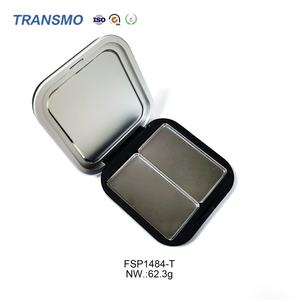 Paleta de Sombras de Ojos Cuadrada Multichrome Personalizable 2025, Paleta de Rubor Vacía de 4 Compartimentos, Uso Cosmético Desechable - Product Image 5