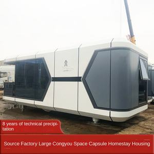 Science Fiction Space Capsule Factory Movable House <b>Villa</b> Container Trailer Small Independent B & B - Product Image 5