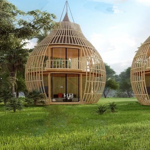 Casa Prefabricada Moderna de Madera Redonda, Contenedor Móvil para Uso en Hoteles y Resorts al Aire Libre - Product Image 2