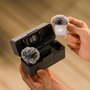 Micro sans fil original Mini 2 (2 émetteurs + 1 récepteur + étui de charge) compatible <span class=keywords><strong>iPhone</strong></span> Android Caméra 48H d'autonomie de la batterie - Product Image 1