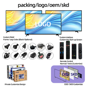 โทรทัศน์สมาร์ทแอนดรอยด์ Google WebOS OEM SKD ขนาด 55 65 75 85 100 นิ้ว สำหรับโรงแรม ความละเอียด 4K LED LCD ขายส่งจากโรงงาน รองรับการจัดหาจำนวนมากสำหรับธุรกิจ B2B - Product Image 1
