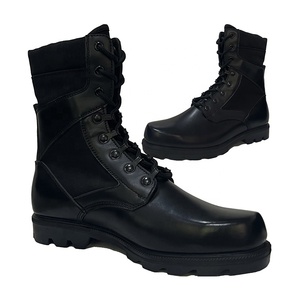 <span class=keywords><strong>Stivali</strong></span> antiscivolo con suola in gomma tattica di sicurezza nera da <span class=keywords><strong>uomo</strong></span> primavera impermeabile uniforme scarpe prese di fabbrica - Product Image 6
