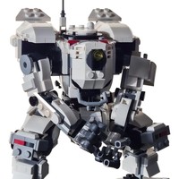 Funbuild Juego Clásico Mech MOC-216787 Bison Concept Art, Set de Bloques de Construcción, Figura de Acción Mecha, Juguete Robot Creativo