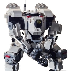 Funbuild Classic Game Mech MOC-216787 Bison Concept Art <strong>Model</strong> Building Blocks Set Mecha Action Figure Creative Robot Toy - Product Image 2