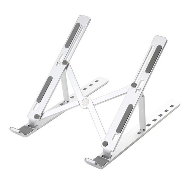 For 10-15.6" Laptop Holder Riser Portable Adjustable Computer Tablet Stand Aluminum Alloy Foldable Laptop Stand