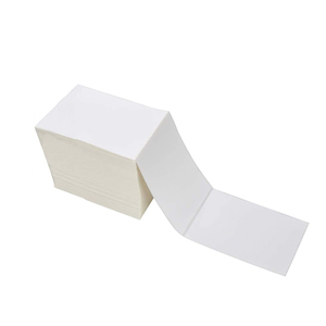 <span class=keywords><strong>Rollo</strong></span> Compatible 4 "X 6" Etiqueta de envío térmico directo 4X6 Etiquetas de pliegue térmico blanco - Product Image 4