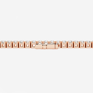 Pulsera de tenis con 3 quilates de diamantes redondos cultivados en laboratorio, diseño de tulipán, 7 pulgadas, joyería delicada y brillante, regalo para mujer - Product Image 2