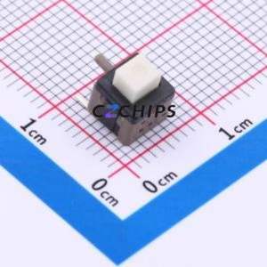 PS-5824DHB-3PLA Push Button Switch Switch Single Pole Double Throw Self-Locking Rectangle Plunger 50mA - Product Image 1