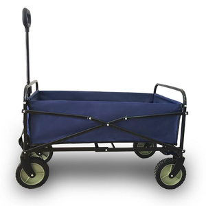 Carrello Pieghevole a Quattro Ruote Regolabile e Resistente, per Attività all'Aperto, Giardino, Picnic e Trasporto Utensili - Product Image 4