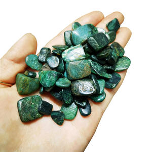 9-12 millimetri di Cristallo Chip Verde Scuro Mica Cristallo Tumbled Sericite Clorito Mica Schist <span class=keywords><strong>Pietra</strong></span> - Product Image 1