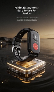 Nouvelle montre connectée <span class=keywords><strong>4G</strong></span> 2026 avec alarme de chute, appel intelligent pour personnes âgées, surveillance de la fréquence cardiaque et de la tension artérielle, et positionnement GPS pour la santé - Product Image 4