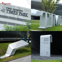 BrandnewSign Panneau extérieur Système de signalisation d'entreprise personnalisé Solution de signalisation Wayfinding City Park Sign Solutions