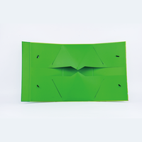Boîte en papier cosmétique pour crème pour le visage, en gros de l'usine chinoise, vert mat foncé, laminage mat, logo gaufré des deux côtés, dorure à chaud