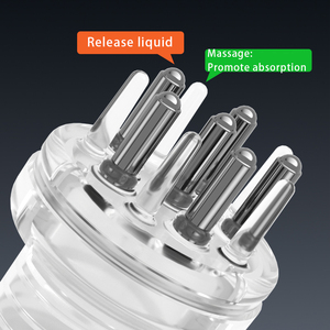 Muestra gratis manual al por mayor eléctrico <span class=keywords><strong>cuero</strong></span> <span class=keywords><strong>cabelludo</strong></span> escala masajeador champú cepillo con aceite - Product Image 2