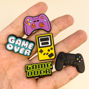 Modernos adornos para zapatos de videojuegos, control de videojuegos, letrero 'Game Over', decoración para zapatos, accesorios geniales y retro para zapatos de videojuegos, regalos para gamers - Product Image 3