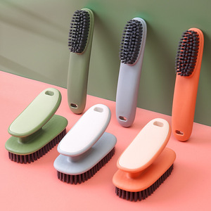 Laundry <b>Brush</b> Soft Bristles Nylon Multi Functional Cleaning <b>Brush</b> For Shoes And Clothes Household Use - Product Image 1