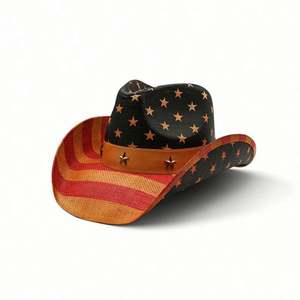 Chapeaux de cow-boy occidentaux de haute qualité, chapeaux de cow-boy de Dallas, sombrero, chapeau de cow-boy en paille Stetson pour hommes - Product Image 5