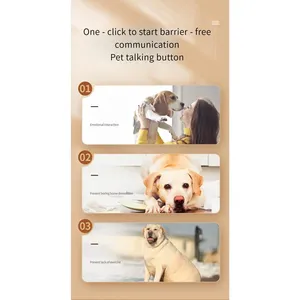 Botón de Comunicación para Mascotas de Calidad de Exportación, Personalizable con Voz, Entrenador de Comportamiento, Asociación de Palabras, Recompensa, <span class=keywords><strong>Aprendizaje</strong></span>, Ejercicio <span class=keywords><strong>Cognitivo</strong></span> - Product Image 3