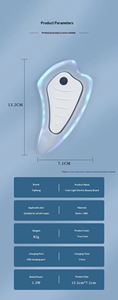 Masajeador Facial Gua Sha con LED Rojo y Azul para Reafirmar la Piel, Cuidado de Arrugas y Tratamiento Facial en Casa - Product Image 4