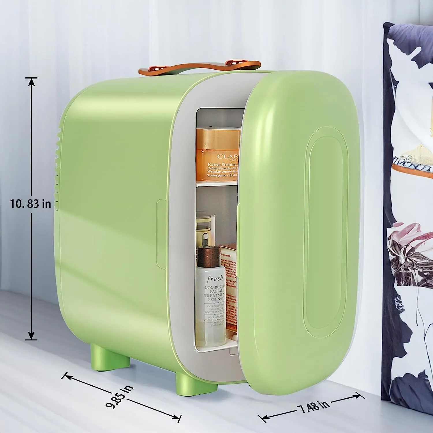 5l sıcak satış tasarım mini buzdolabı taşınabilir dc12v/ac220v kozmetik mini buzdolabı