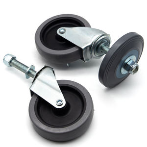 Ultimate Wear-Resistant Pu Caster <b>Wheels</b> Set Of 4 Pack 360 Degree Swivel And Double Locking System For Heavy Furniture - Product Image 2