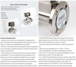 Stikstof Zuurstof RS485 Modbus LCD Integrale Vloeistof-<span class=keywords><strong>Gas</strong></span> <span class=keywords><strong>Turbine</strong></span> Debietmeter RVS 4-20mA Industrieel Aardgas Gecomprimeerd - Product Image 6