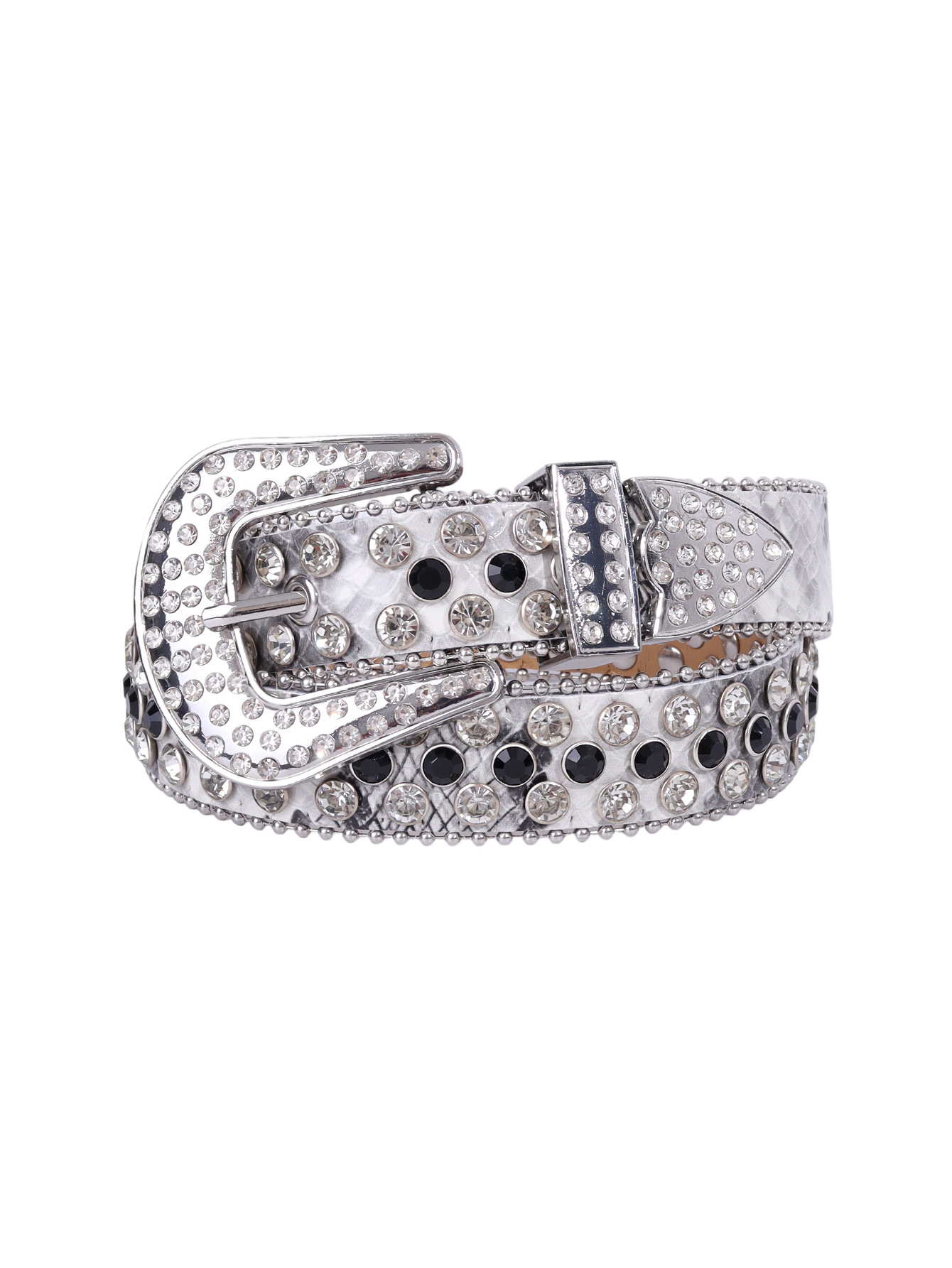Black and White Snake Print