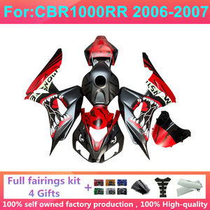 Kit completo de carenado de inyección para motocicleta compatible con HONDA CBR1000RR <span class=keywords><strong>CBR</strong></span> 1000RR CBR1000 RR 2006 <span class=keywords><strong>2007</strong></span> 06 07 Kits de carenados de carrocería Zxmt - Product Image 1
